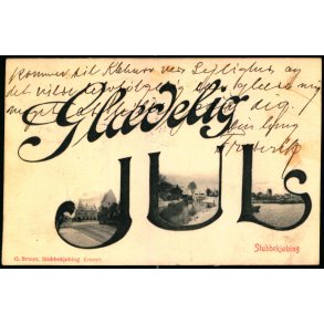 Gl�delig Jul - Stubbek�bing - G. Bruun Eneret u/n - Brugt