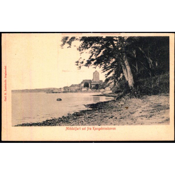 Middelfart set fra Kongebroskoven - Carl S. Ladehoffs Bogh. u/n - Ubrugt