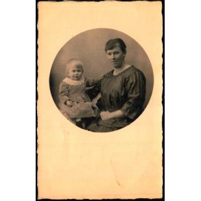 Fotokort Ukendt - Mor og Barn - Ubrugt