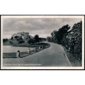 Aarhus - Parti fra Universitetparken - Stender �. 439 - Ubrugt
