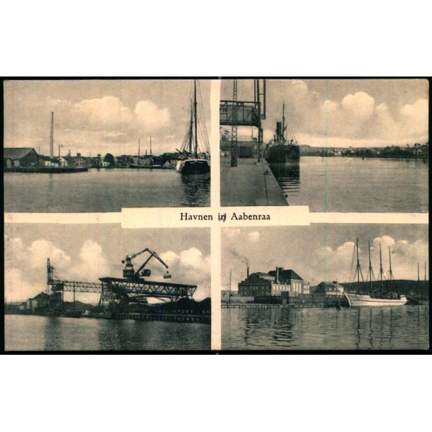 Havnen in Aabenraa - N. Clemmensen 437 - Ubrugt