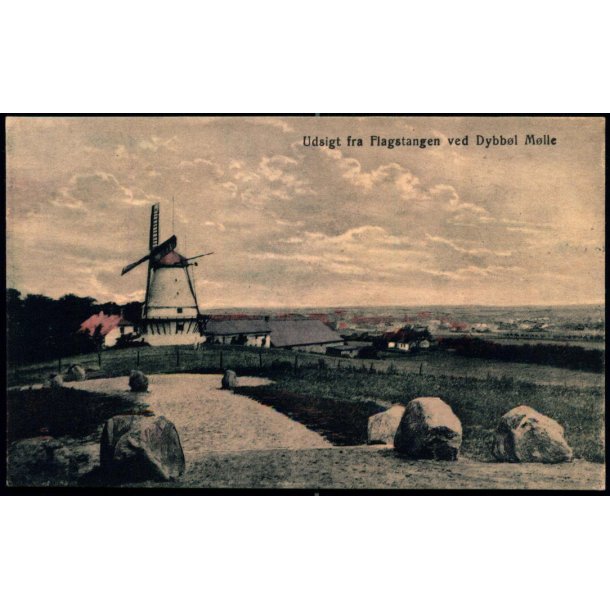 Udsigt fra Flagstangen ved Dybb�l-M�lle - J.J.N. 11681 - Ubrugt