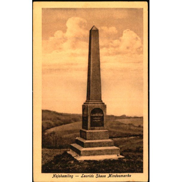 H�jskamling - Laurids Skaus Mindesm�rke - Kolding Musikhandel 3582 - Ubrugt
