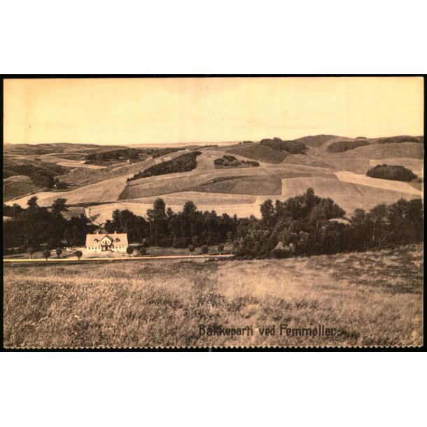 Bakkeparti ved Femm�ller - Ebeltoft Bogh. u/n - Ubrugt