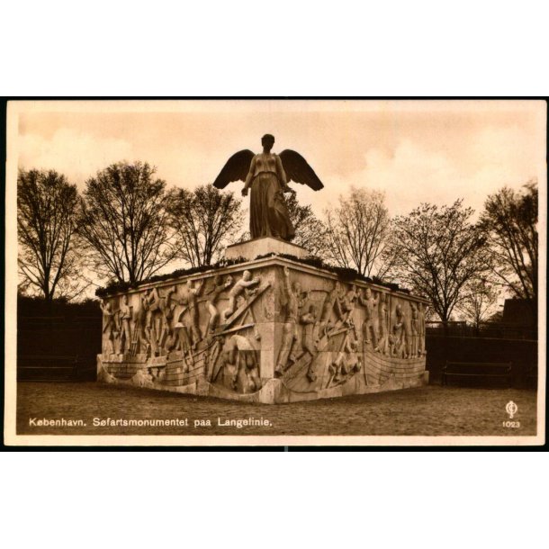 K�benhavn - S�fartsminumentet paa Langelinie - Chr. Olsen 1023