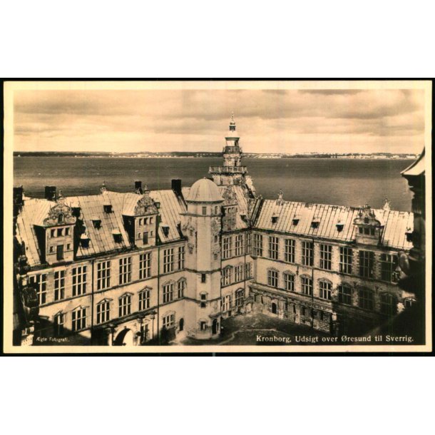 Kronborg - Udsigt over �resund til Sverige  - Kai Brammers Bogh. 35218 - Ubrugt