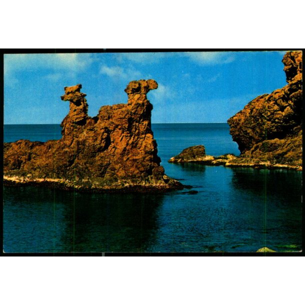 Bornholm - Lvehovederne ved Hammeren - (Lille Kort 7x10 cm) - u/n - Ubrugt