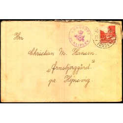 LUNDTOFT - pr. KLIPLEV - Posthornsstempel p Brev