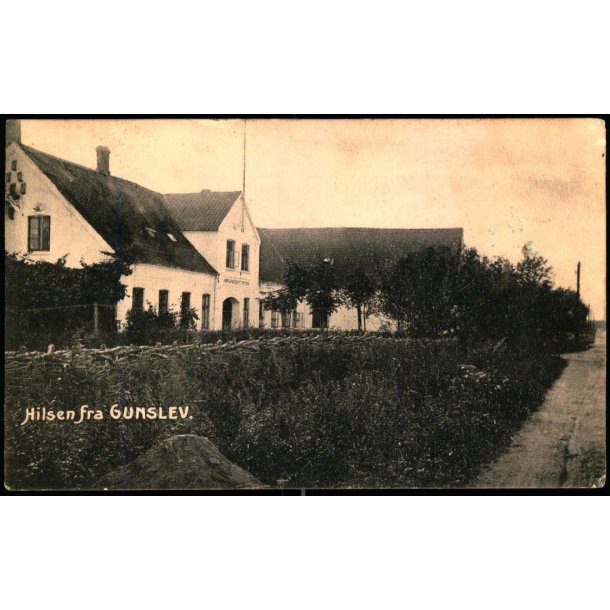 Hilsen fra Gunslev - O. Bruuns Forlag 1002 - Brugt