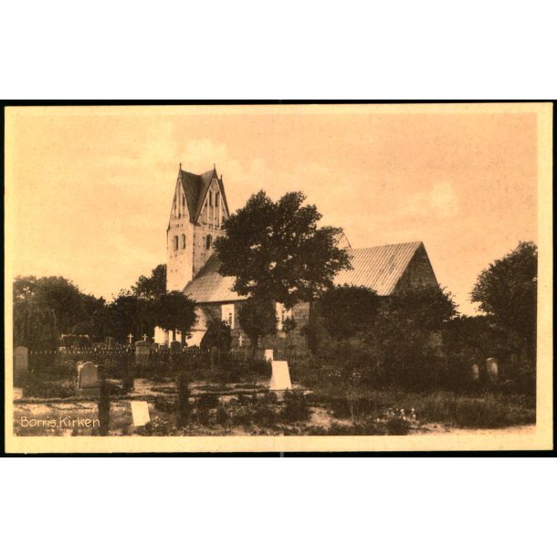  Borris - Kirken - Chr. Mikkelsen 65339 - Ubrugt