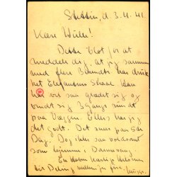 Censurpostkort fra Tyskland  3 - 11 - 41 - Til Kgs. Lyngby