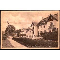 Taasinge - Gadeparti i Troense - Kartonkort u/n - Ubrugt