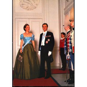 Dronning Margrethe og Prins Henrik - Stender 149 101 780- Ubrugt