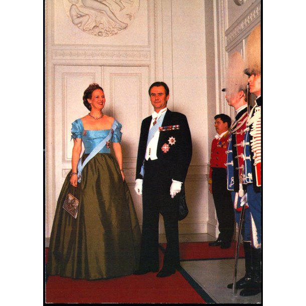Dronning Margrethe og Prins Henrik - Stender 149 101 780- Ubrugt
