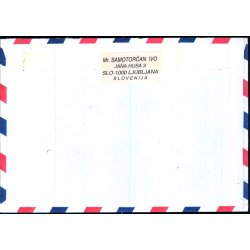 Luftpost Brev fra Slovenja til Danmark  - 9 - 9 - 98