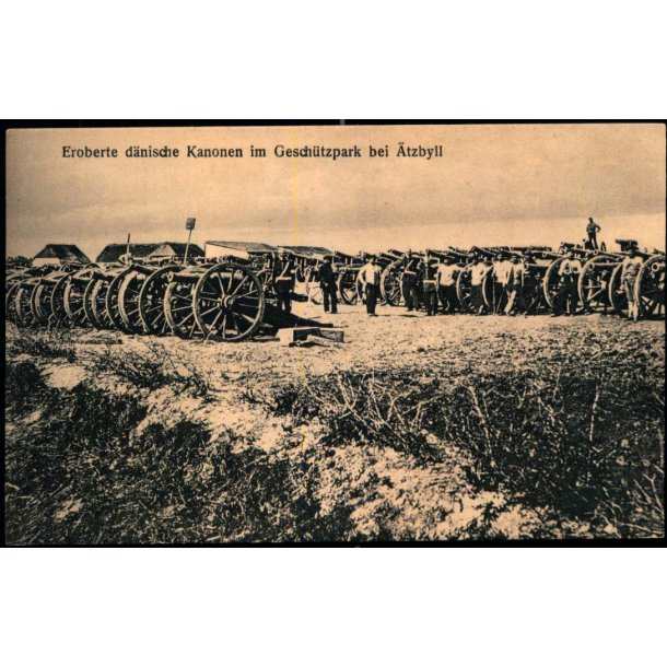 Eroberte d�nische Kanonen im Gesch�tzpark bei �tzbyll - u/n - Ubrugt