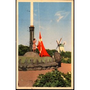 Flaget hejses ved Dybb�l-M�lle - Stender 5 - Brugt