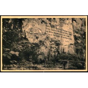 Bornholm - Fuglsangsrenden - Digt for Hans Rmer i Almindingen - Colbergs Bogh. 1155 - Ubrugt