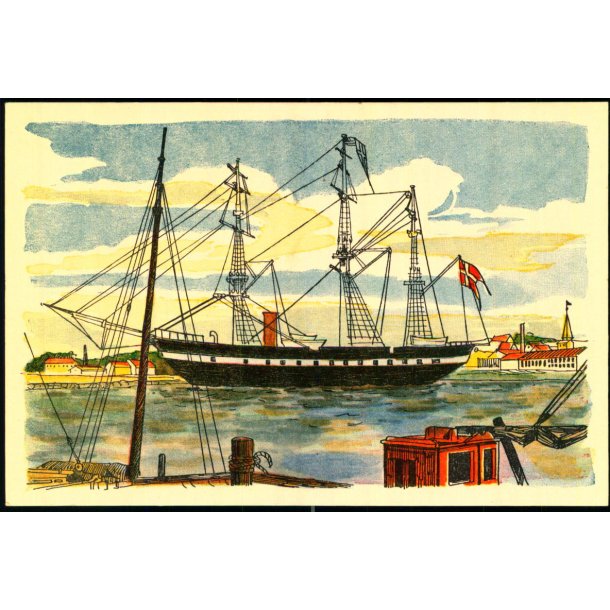 Fregatten  "Jylland" - Ebeltoft - Ellers Bogtryk 61205 - Ubrugt