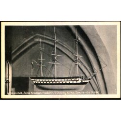 Linieskibet "Prins Kristian Frederik" i Overby Kirke - Sj�llands Odde - S. Bay 67295 - Ubrugt