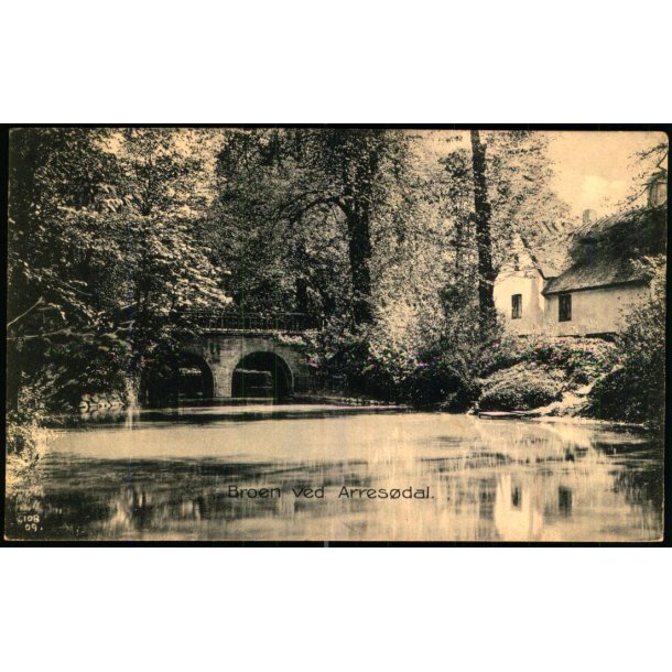 Broen ved Arres�dal - A. Jensen u/n - Brugt