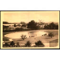 Ollerup - Parti af Parken ved Gymnastikh�jskolen - V.M. Nielsen u/n  - Ubrugt