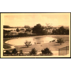 Ollerup - Parti af Parken ved Gymnastikh�jskolen - V.M. Nielsen u/n  - Ubrugt