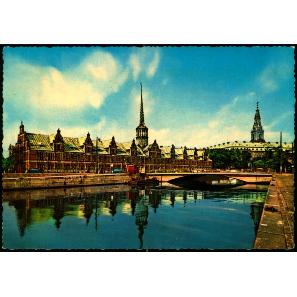 K�benhavn - B�rsen og Christiansborg Slot - Kr�ger 989/5
