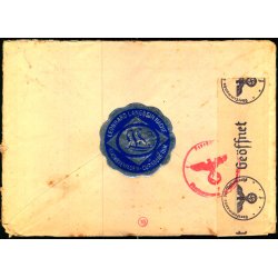  Luftpost  Censurbrev fra Tyskland  3 - 10 - 41 - Til Danmark