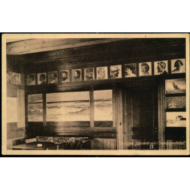 Skagen - "Spisestuen i Br�ndums Hotel" II - Viggo Berg 63881 - Ubrugt