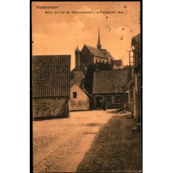 Hadersleben - Blick auf die St.Marienkirche - Gutenberg 3 - Brugt