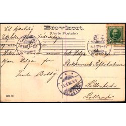 Kbenhavn - Raadhuset set fra Tivoli - Cr. 3238 - Brugt