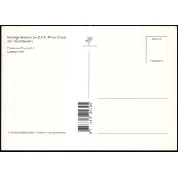 Dronning Beatrix - Prins Claus - Holland -  Spanjersberg 146 - Ubrugt