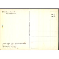 Prins Alexander - Color Cards 502 - Ubrugt
