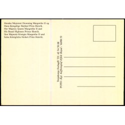 Dronning Margrethe og Prins Henrik - Trojaborg KB 53 - Ubrugt