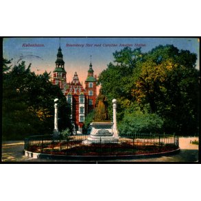 Kbenhavn - Rosenborg Slot med Caroline Amalies Statue - Geerts Forlag 271