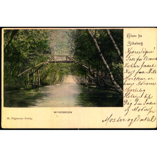 Hilsen fra Silkeborg - Myrebroen - M. Digmanns Forlag u/n - Brugt