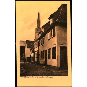 Gadeparti fra det gamle Helsing�r - E. Str�mberg 210987 - Ubrugt