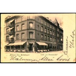 Hilsen fra Helsing�r - Cafe "La Promenade" - J.C. Borregaard 373 - Brugt
