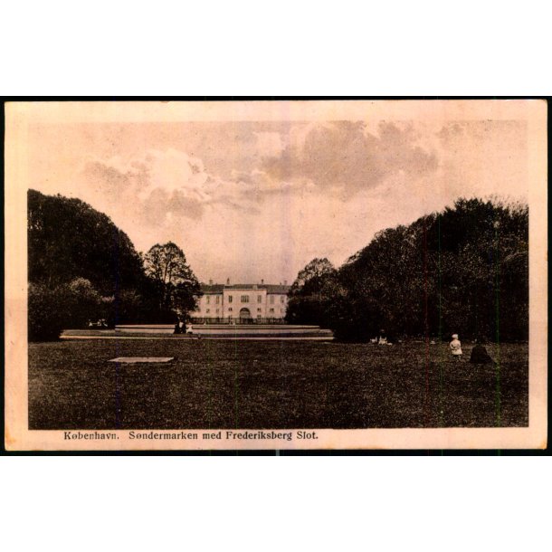 Kbenhavn - Sndermarken med Fredereksberg Slot - Kbenhavn 141 - Brugt