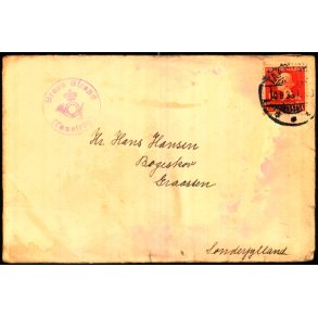 GREVE STRAND (TAASTRUP) - Posthornsstempel p Brev