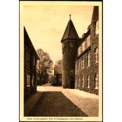 Dalum Landbrugsskole - Parti af Skolegaarden med Indk�rsel - Holst &amp; Madsen u/n - Ubrugt