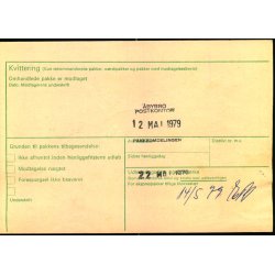 Adressekort fra Tarm  - 10 kr. Rigsvben 12 - 5 - 79