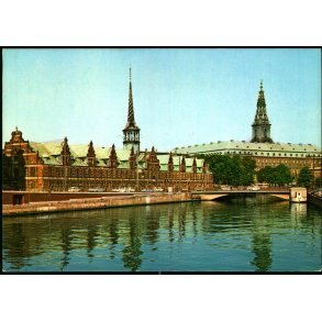 K�benhavn - B�rsen og Christiansborg Slot - Rudolf Olsen 1635