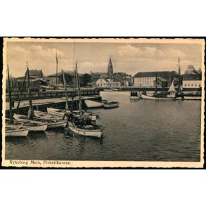 Nyk�bing Mors - Fiskerihavnen - Rudolf Olsen 5574 - Ubrugt