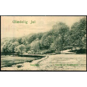 Gldelig Jul - Svendborg - Vinterdag ved Christiansminde - W.K.F. 34 - Brugt