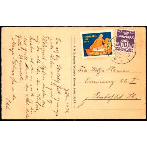 Julemrke 1939 p Postkort