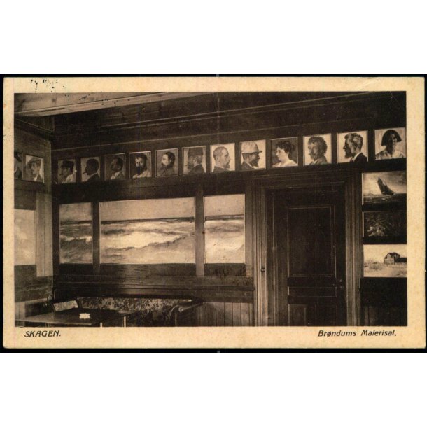 Skagen - Br�ndums Malerisal - Knudstrup u/n - Brugt