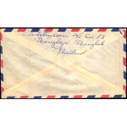 Luftpost Brev fra Thailand til Danmark  - 1- 11 - ?