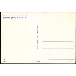 Kbenhavn - Raadhustaarnet med de to Lurblsere - Stender 5682 - Ubrugt